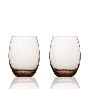 Quinn Mocha Tumblers Set of 2 - Caskata