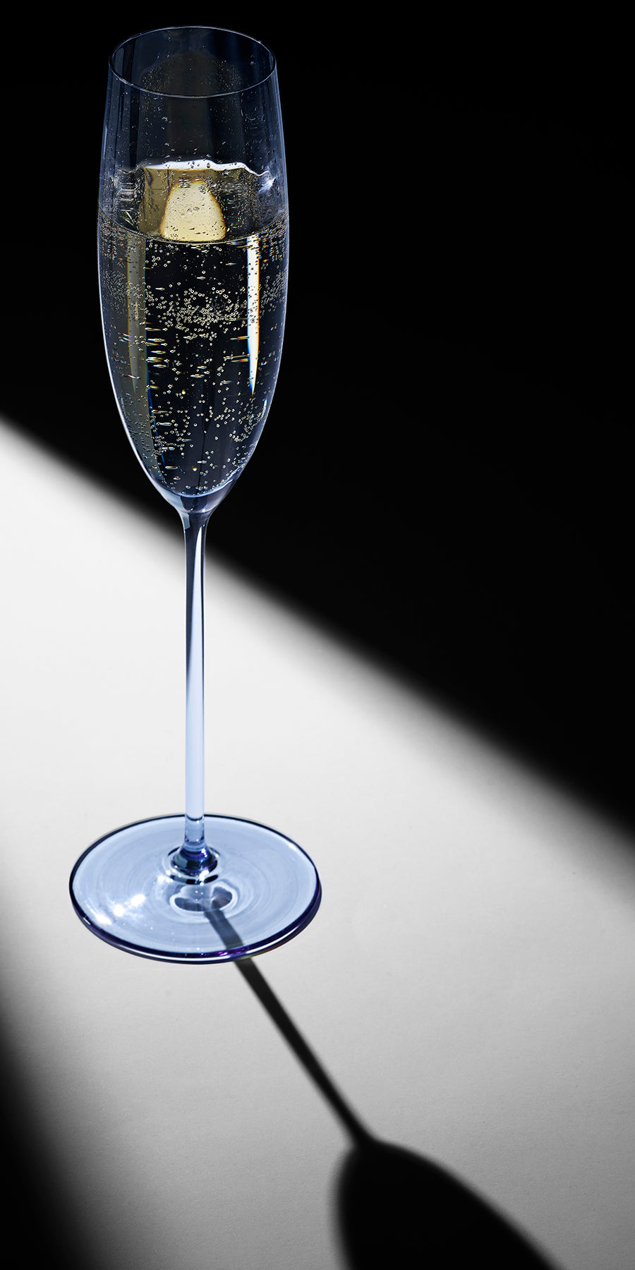 Quinn Ocean Champagne Flute Glasses, Set of 2