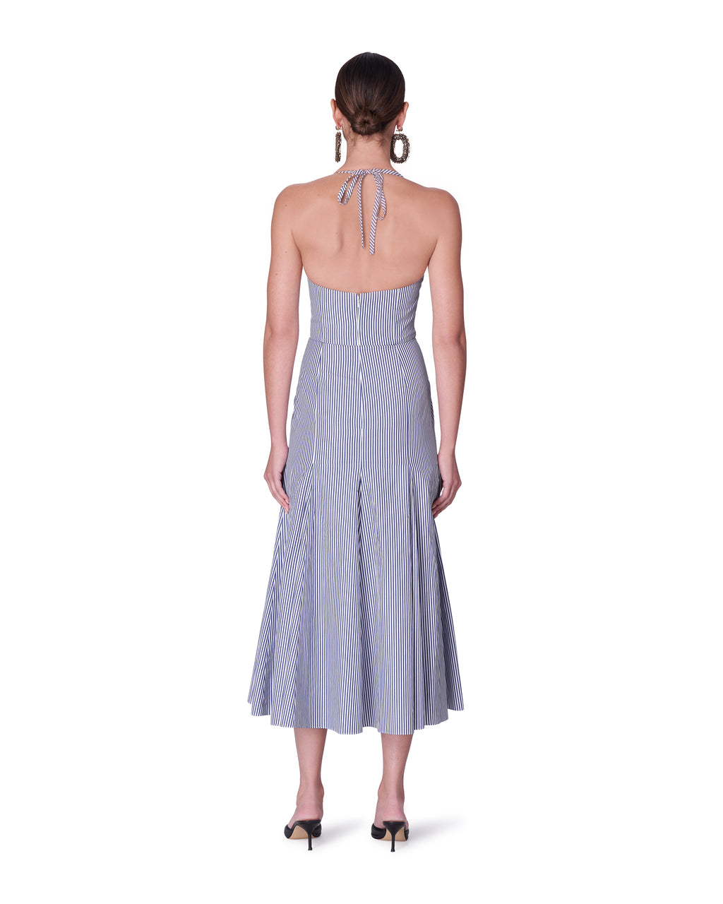bustier halter dress Cadie Halter Corset Slit Lace Formal Dress