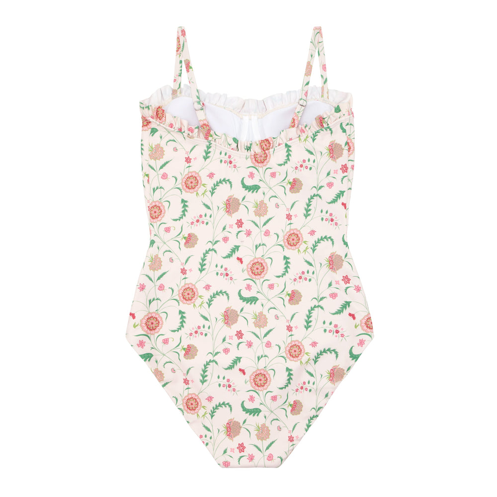 minnow x Sister Parish Women's Cloister Botanical Ruffle One Piece