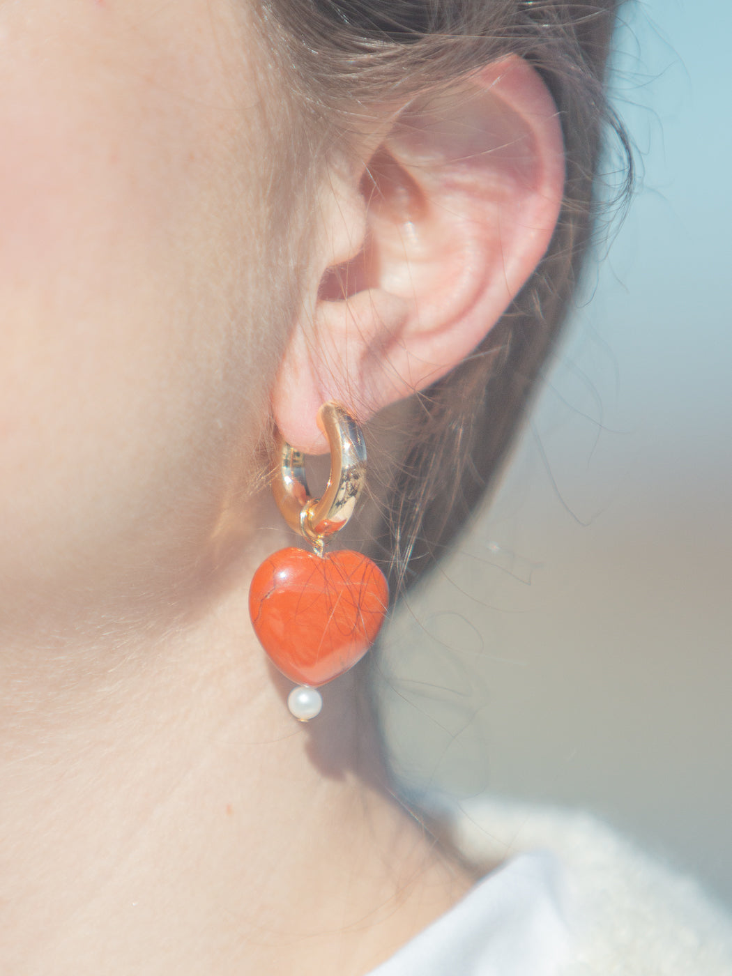 Romy Earrings in Red