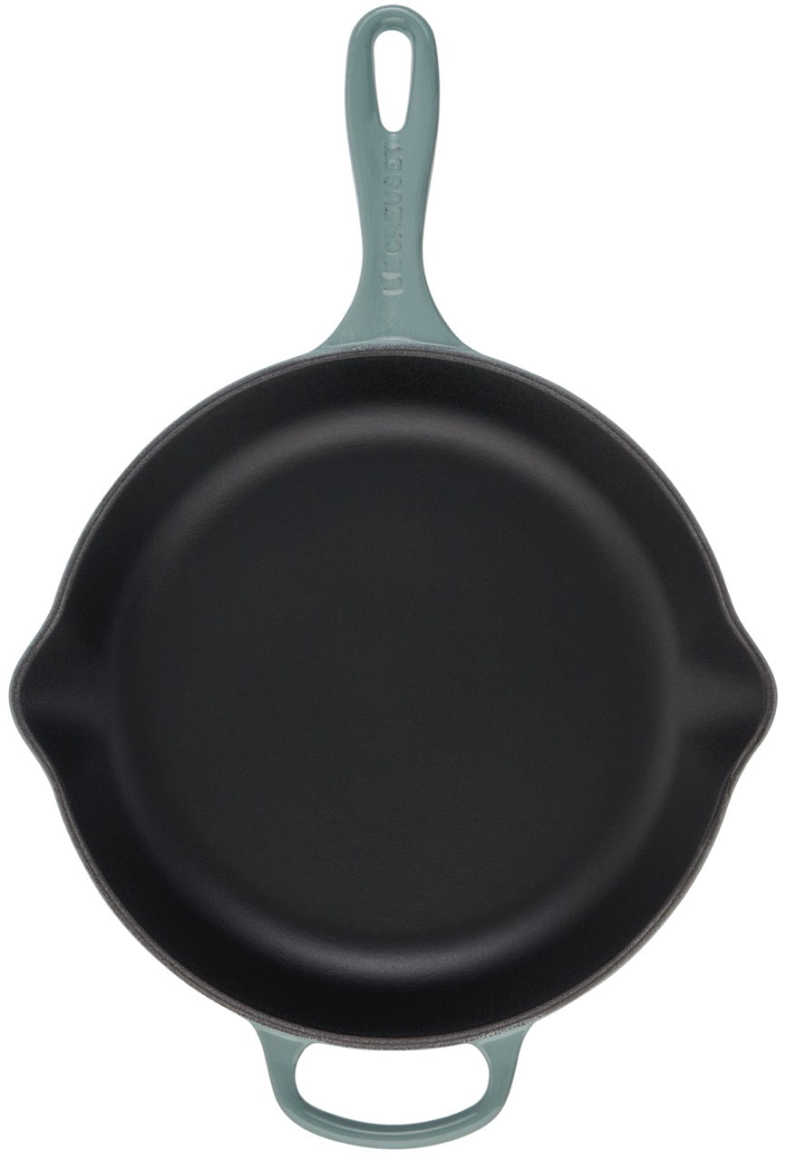 Signature Iron Handle Skillet in Sea Salt
