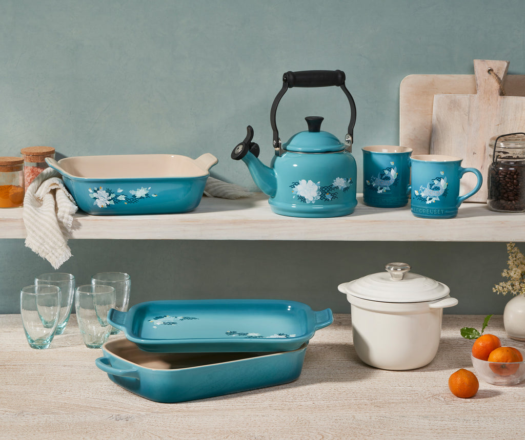 NEW! Le Creuset Rice Pot, NEW! With a special design that applies uniform  heat and prevents foamy boil-over, the new cast iron rice pot cooks perfect  grains every time. Take it