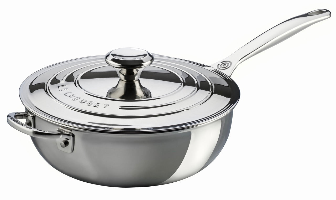 3.5 qt. Saucier Pan with Lid & Helper Handle