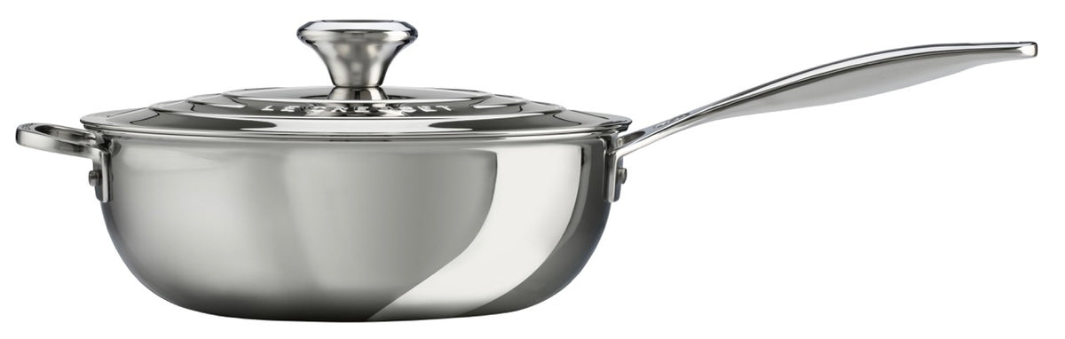 3.5 qt. Saucier Pan with Lid & Helper Handle