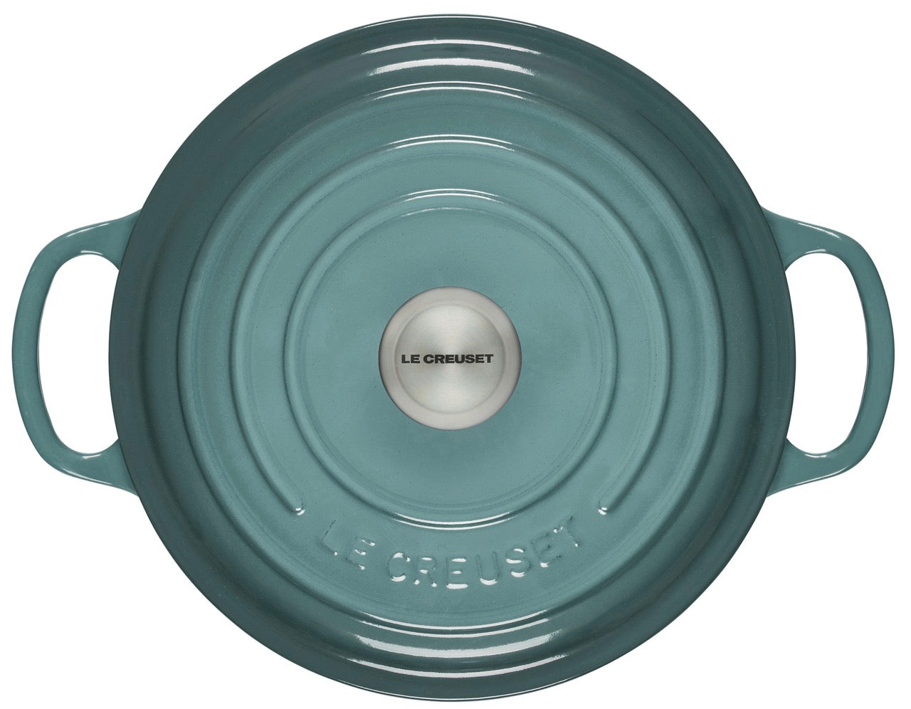 Signature Round Dutch Oven in Sea Salt | Over The Moon
