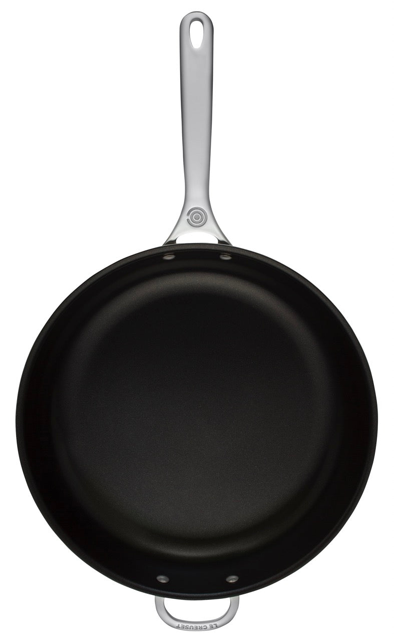 12.5" Nonstick Deep Fry Pan with Helper Handle