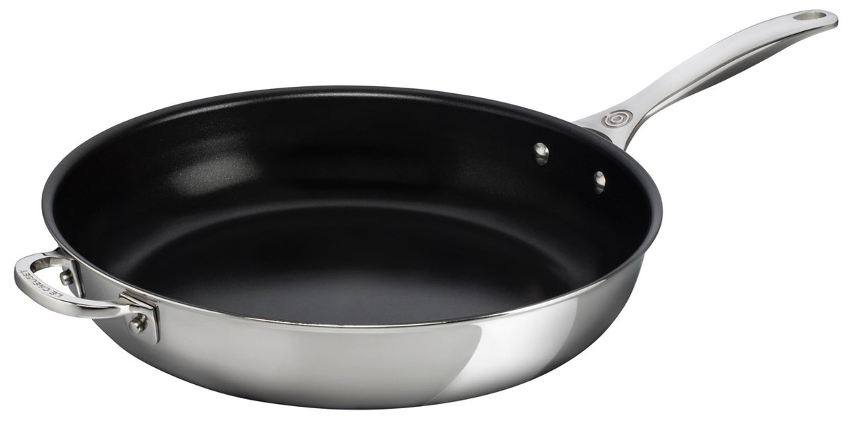  Le Creuset Tri-Ply Stainless Steel 12 Nonstick Fry