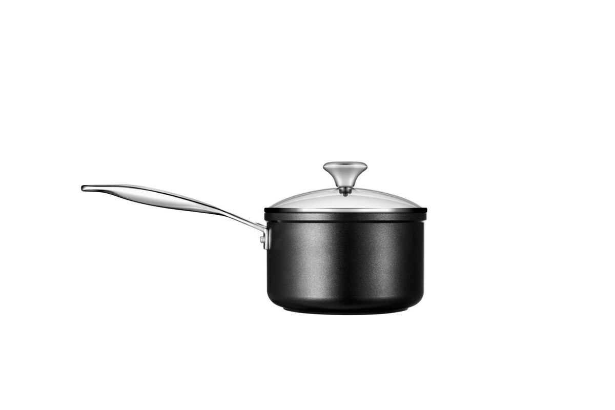 Toughened Nonstick PRO Saucepan with Glass Lid