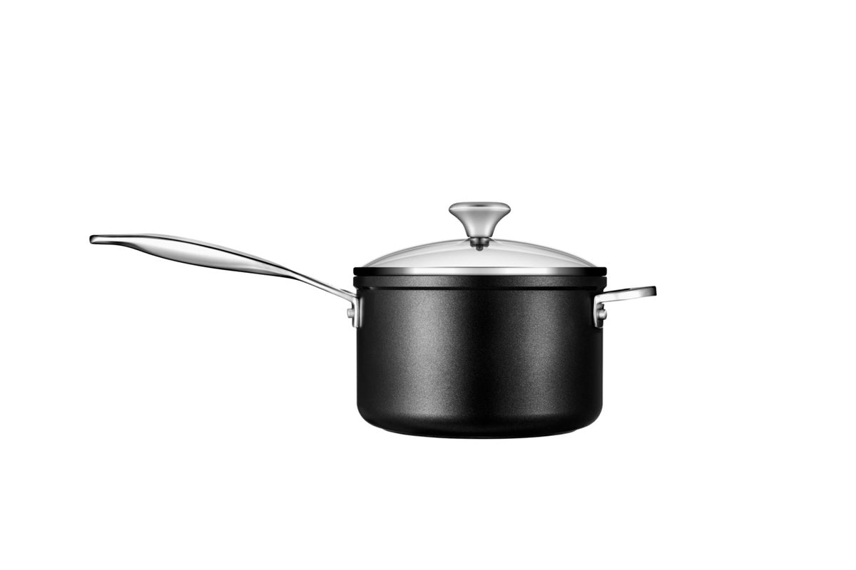 Toughened Nonstick PRO Saucepan with Glass Lid