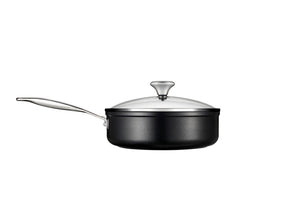 Toughened Nonstick PRO 3-1/2 qt. Saute Pan with Glass Lid