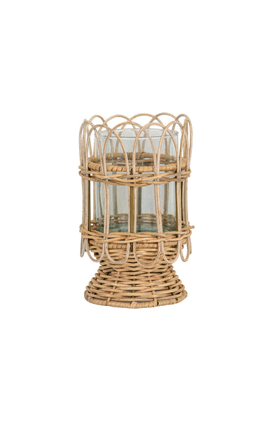 Provence Rattan Whitewash Medium Hurricane