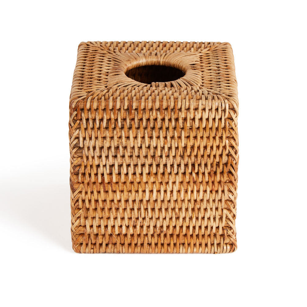 Rattan Tissue Box Cover