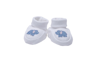 Embroidered Baby Booties