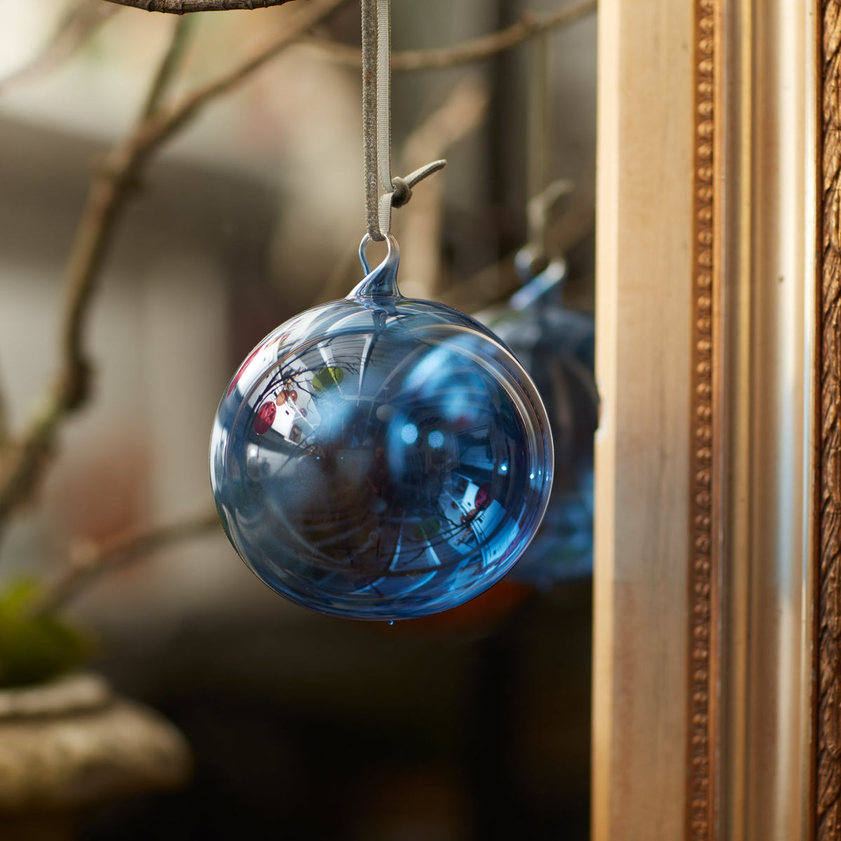 Glass Bubble Balls, Set of Three