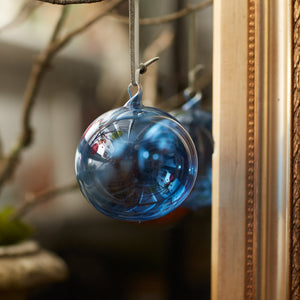 Glass Bubble Balls, Set of Three
