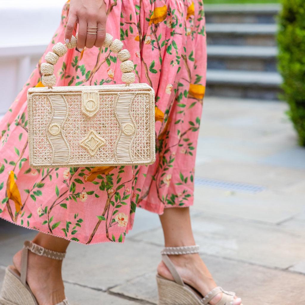 Rattan Cage Clutch