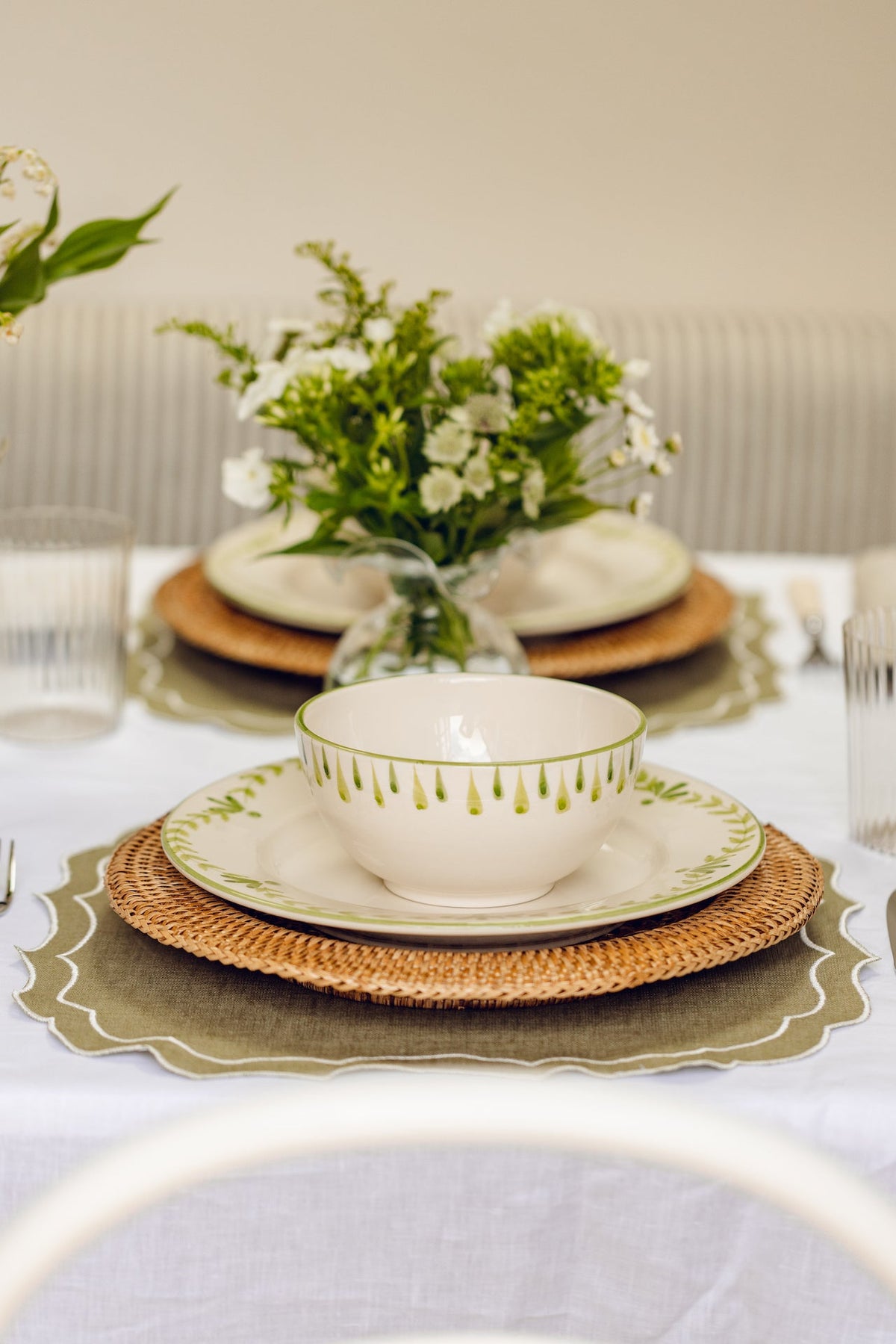 Elouise Cereal Bowl in Green