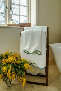 Amelia Scalloped Bath Towels