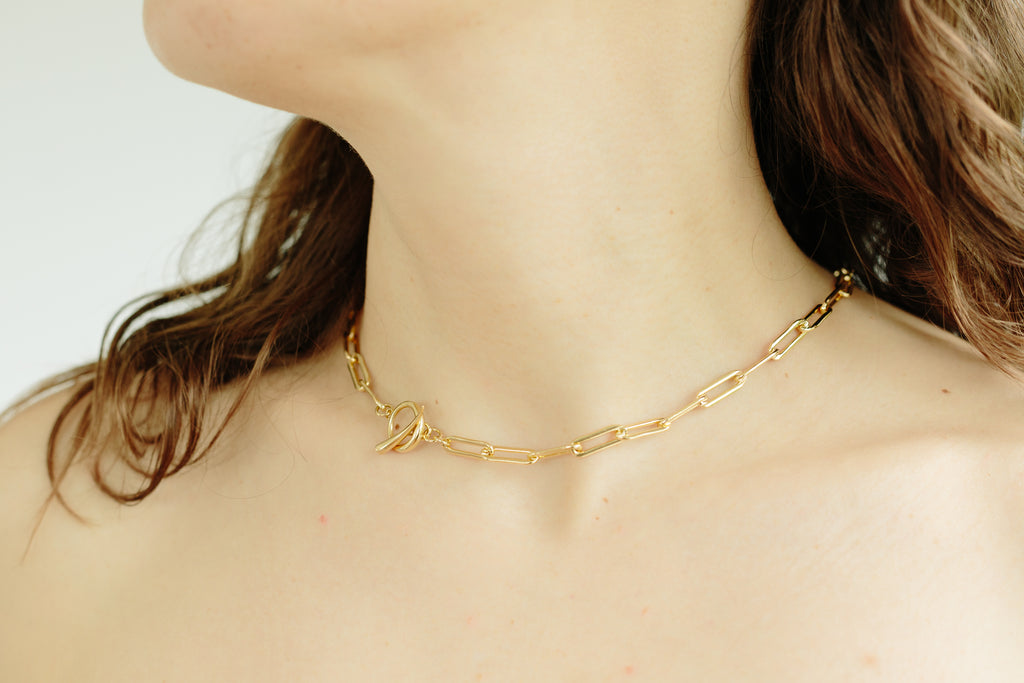 Rectangle chain link | Necklace