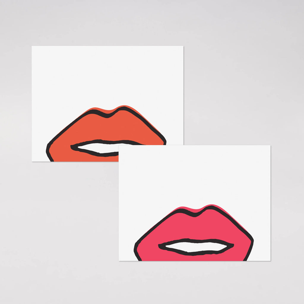 Lip Service Place Cards, Set of 24