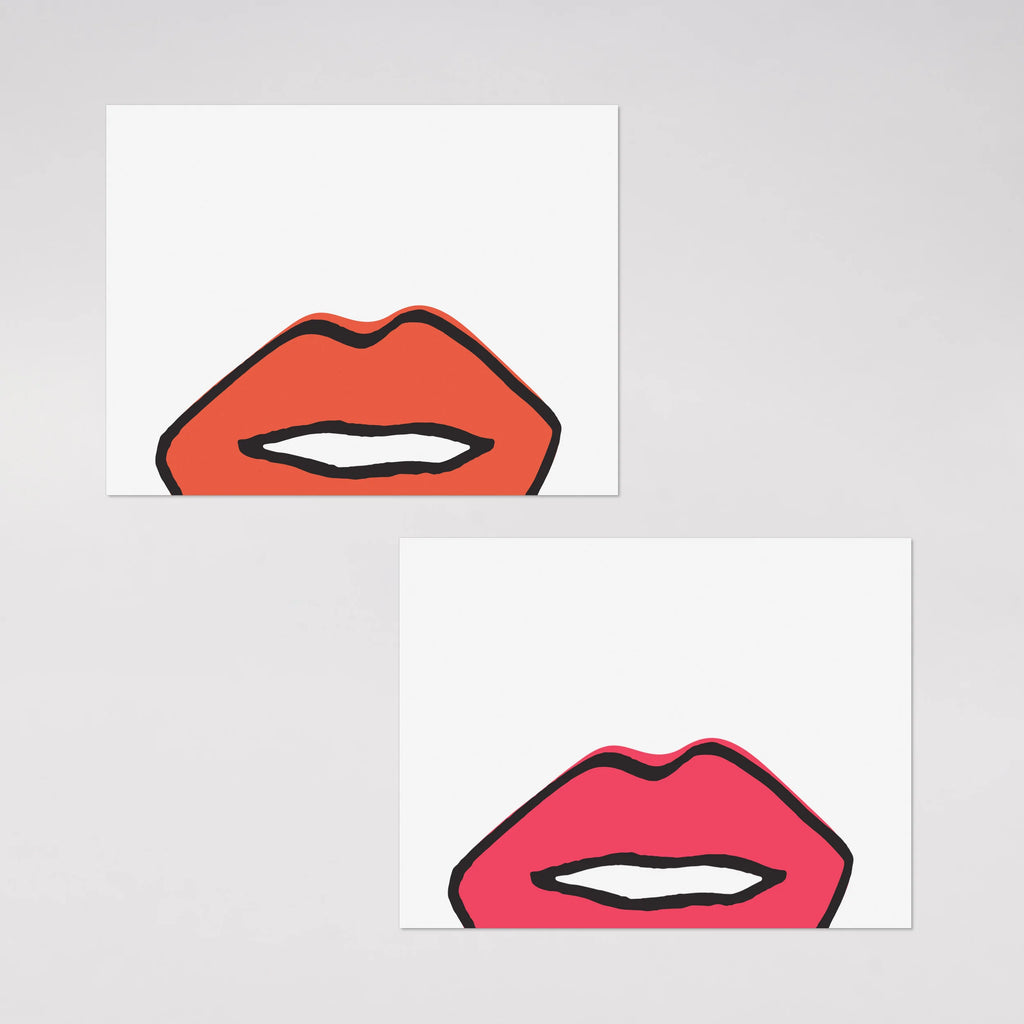 Lip Service Place Cards, Set of 24