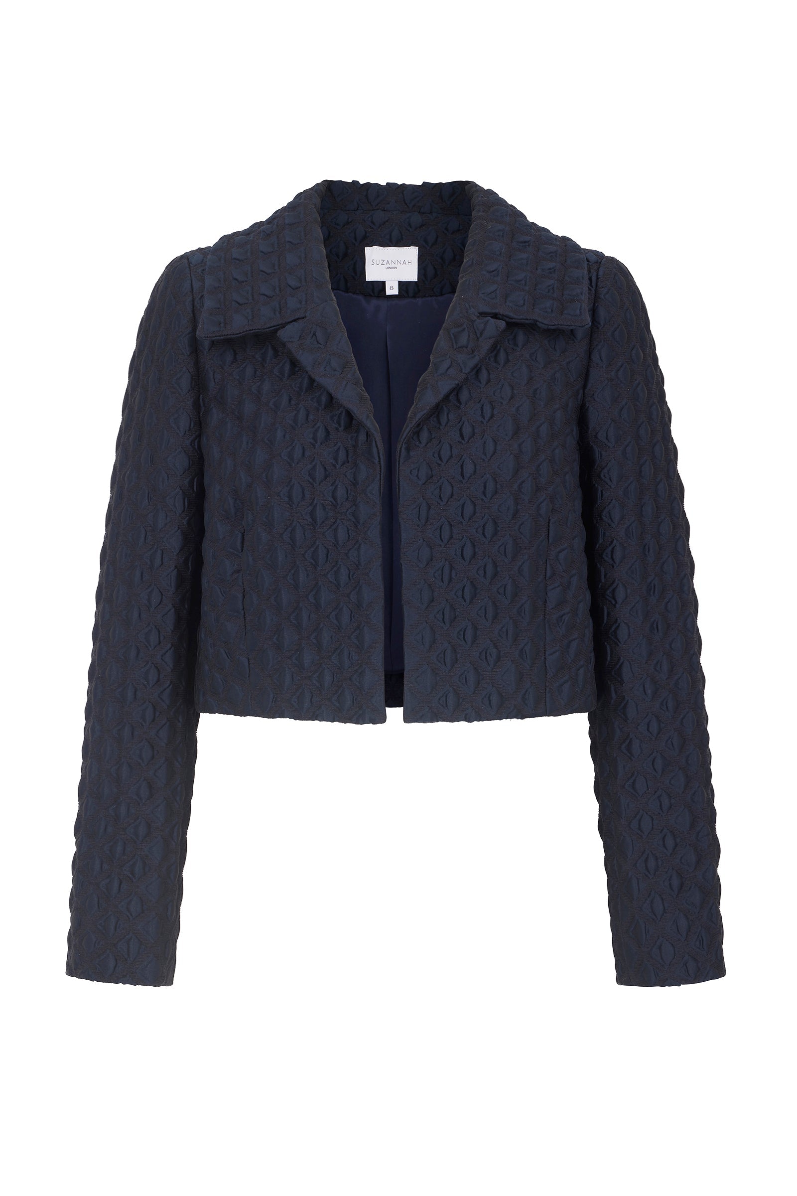 Remy Cropped Jacket Diamond Cloqué