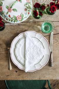 Romilly Dinner Plate, Red - Skye McAlpine Tavola