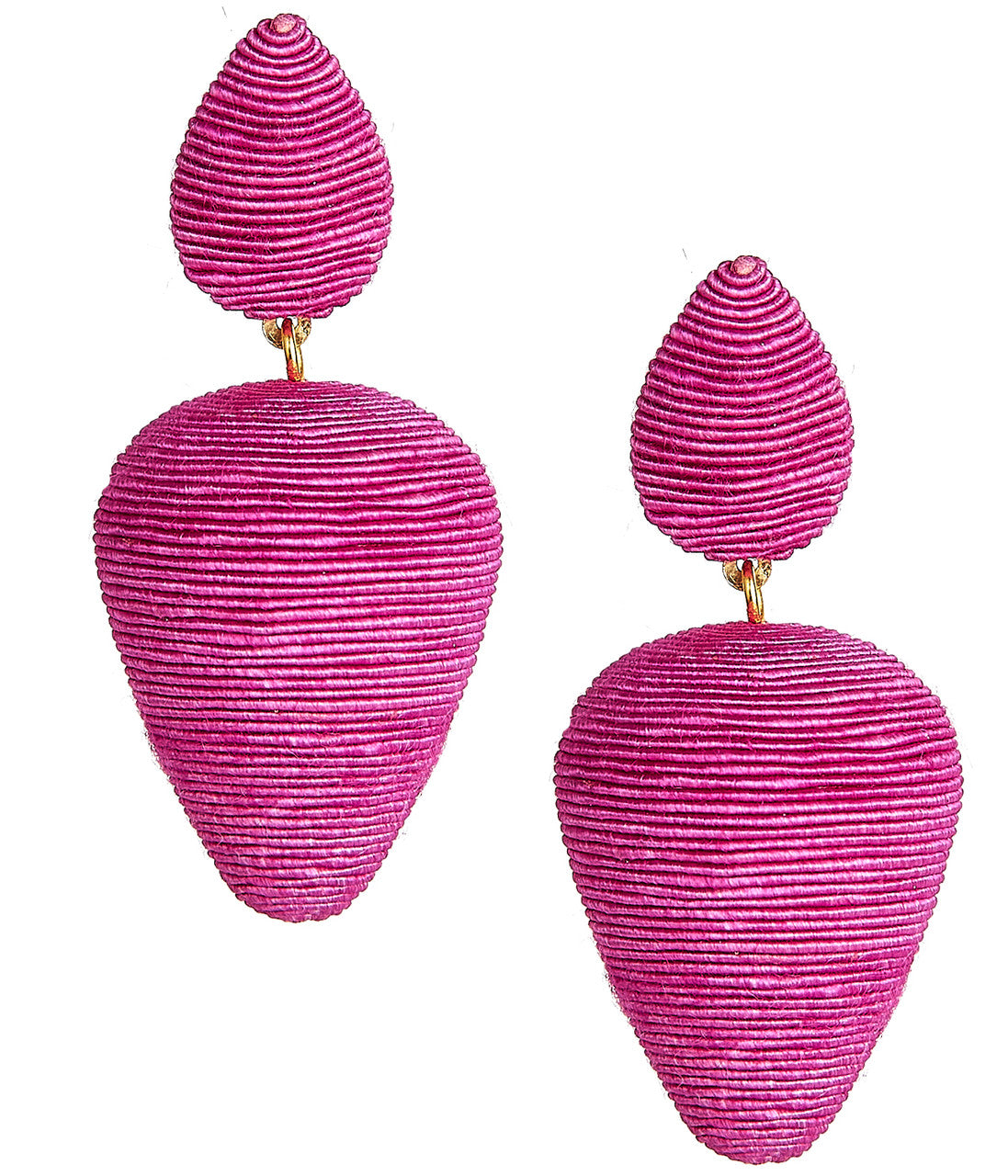 Rory Silk Wrapped Earrings