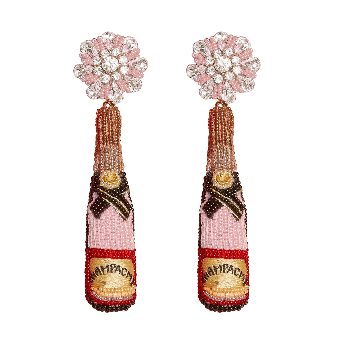 Rose Champagne Earring