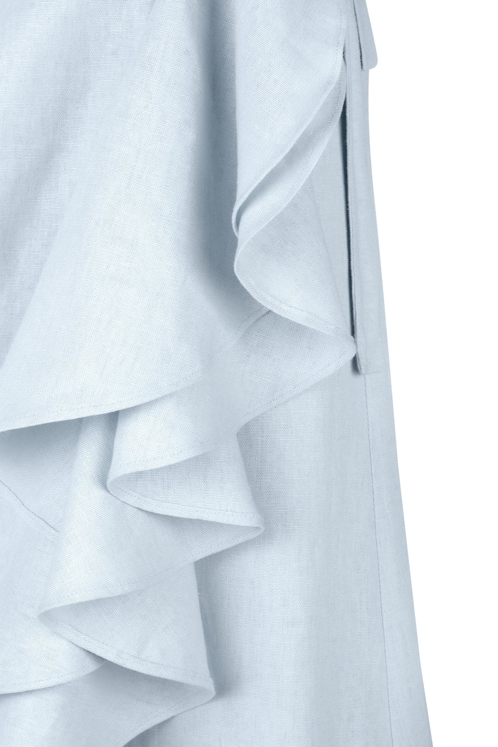 Golestan Ruffle Skirt - Blue Bottoms - Skirts Rosewater House 