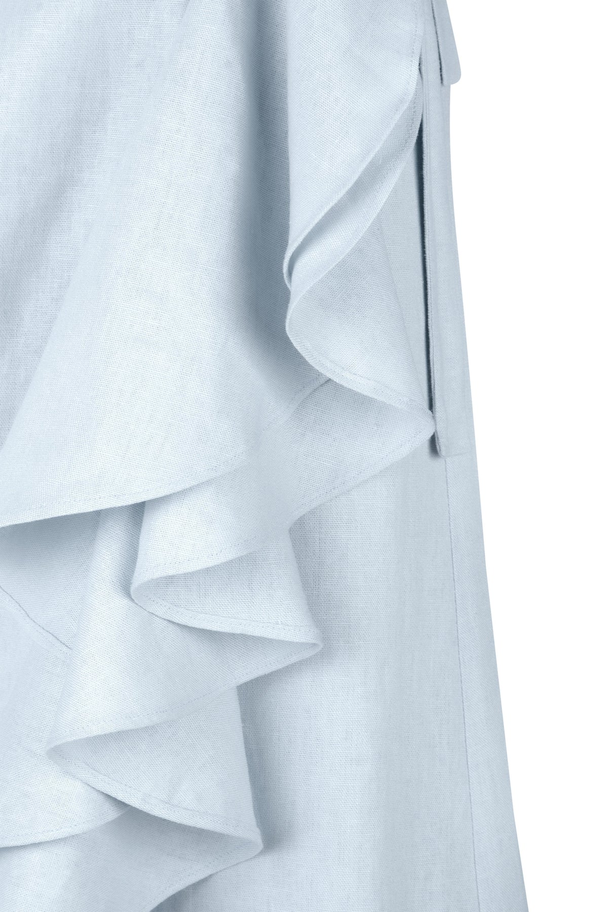 Golestan Ruffle Skirt - Blue Bottoms - Skirts Rosewater House 