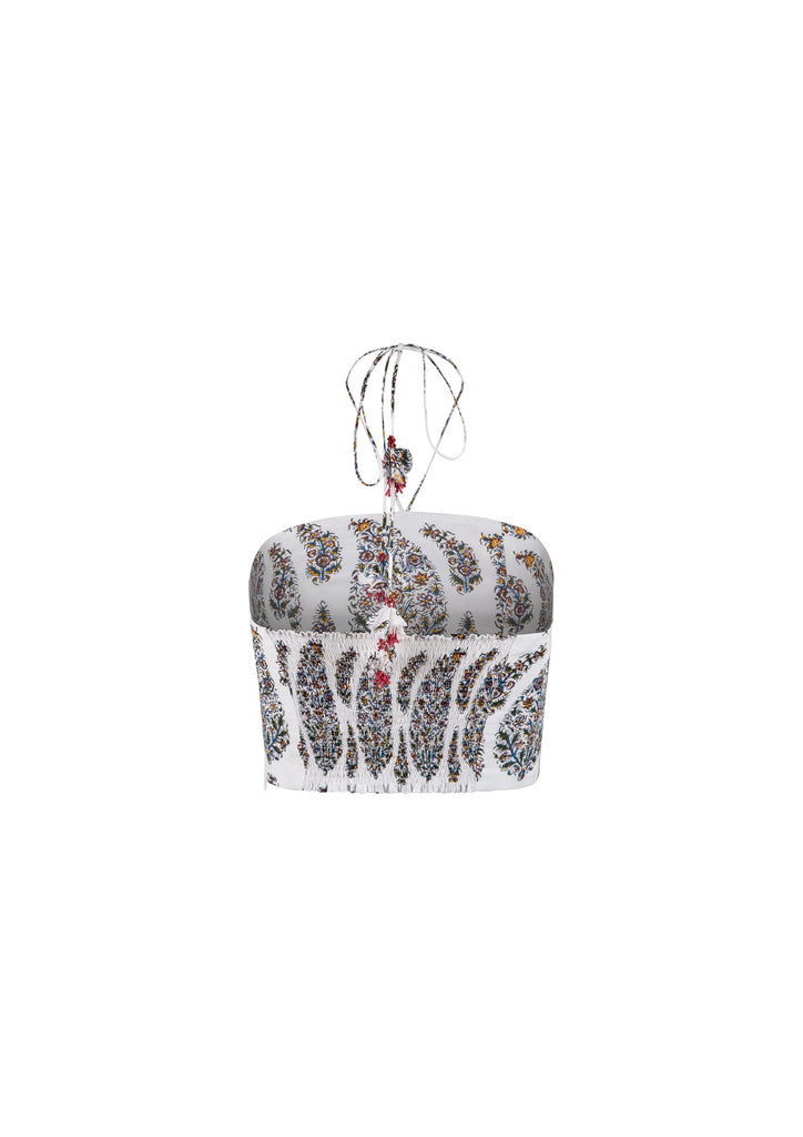 Hava Bustier in Paisley