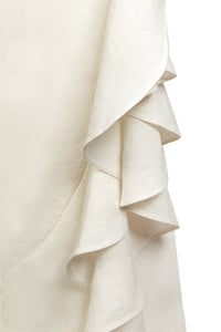 Golestan Ruffle Skirt - Ivory Bottoms - Skirts Rosewater House 