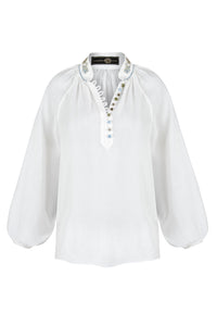 Ivy Blouse - White Tops - Blouse Rosewater House 