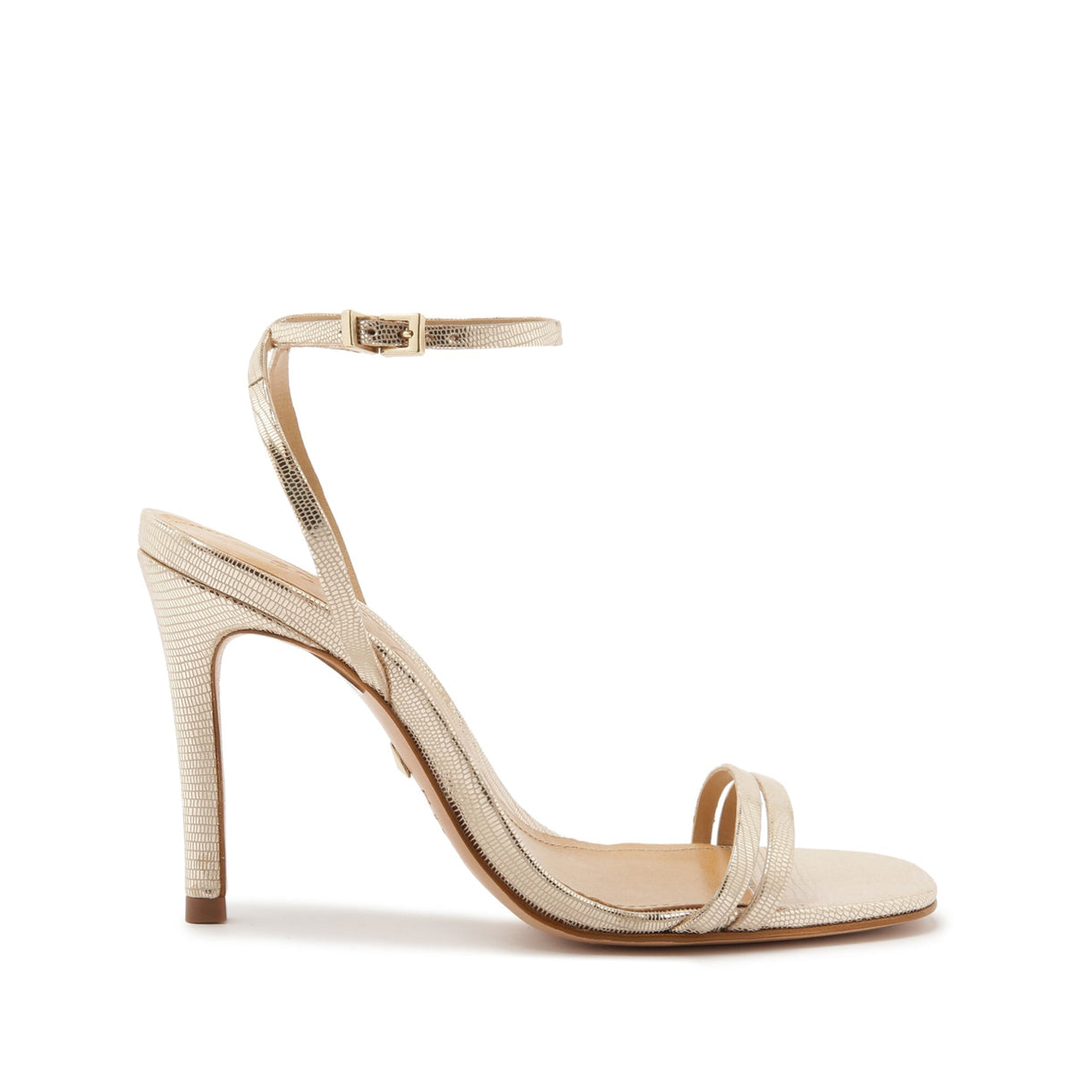 Altina Embossed-Leather Sandal