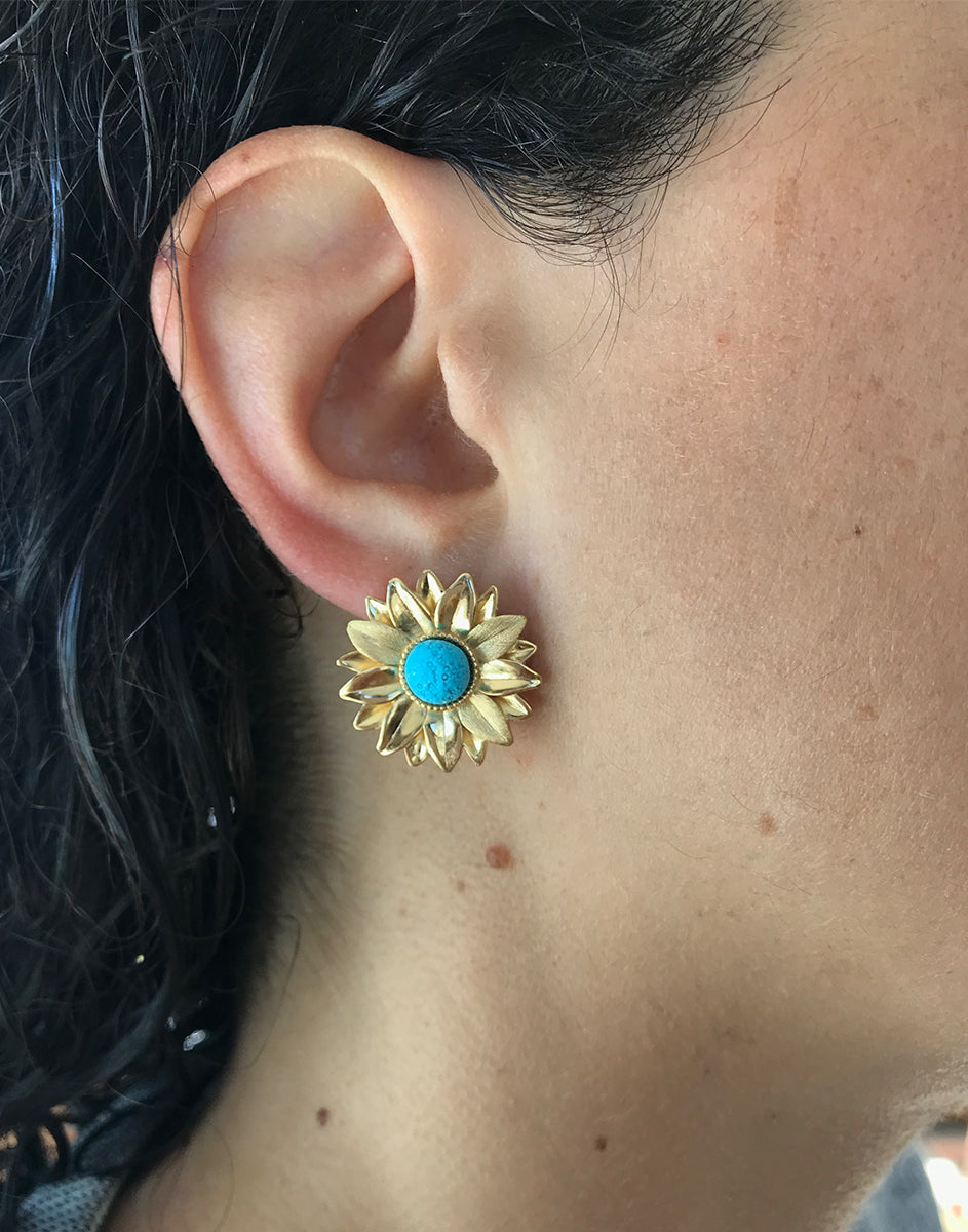 Limoncello Mini Earrings in Turquoise