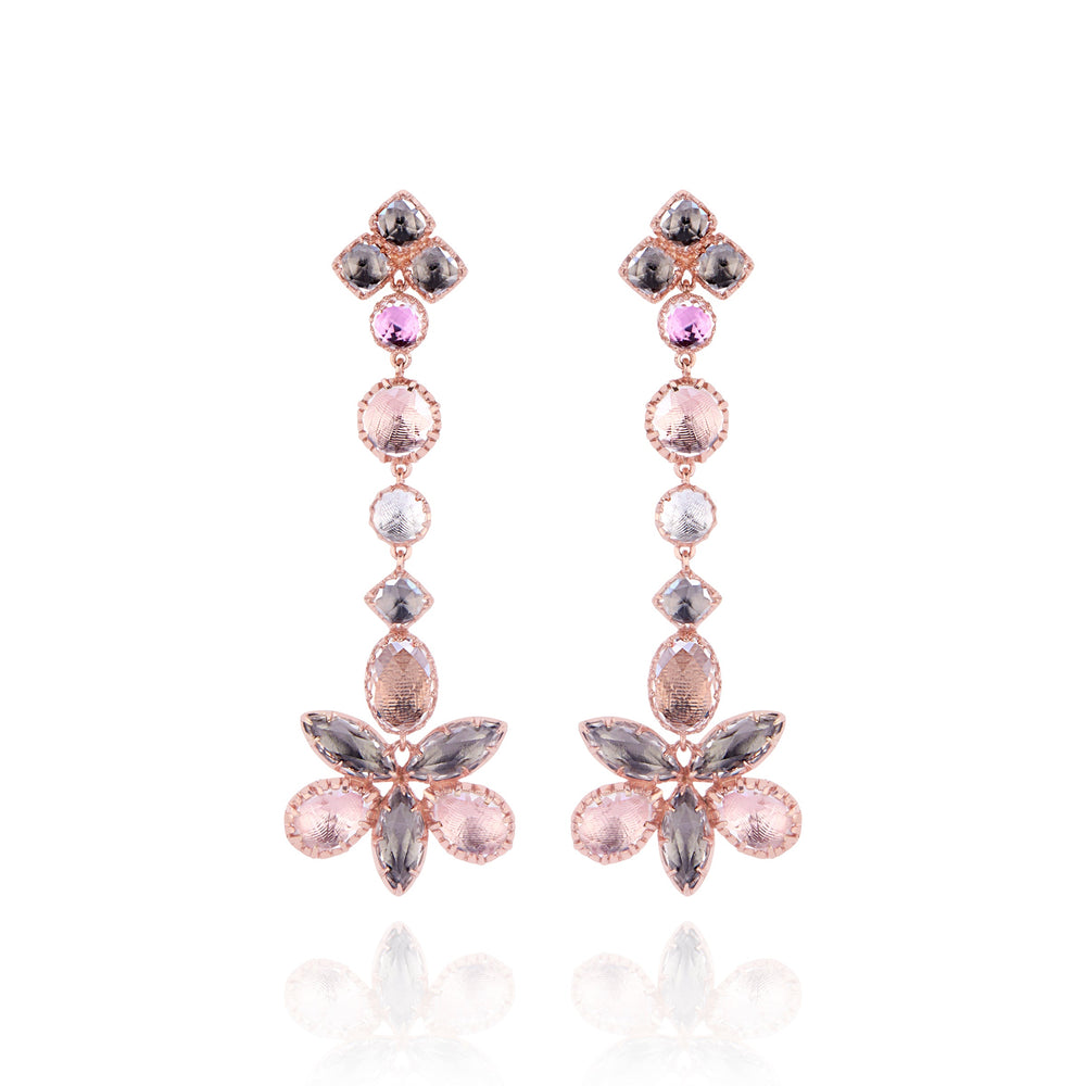 Sadie Shoulder Cluster Earrings