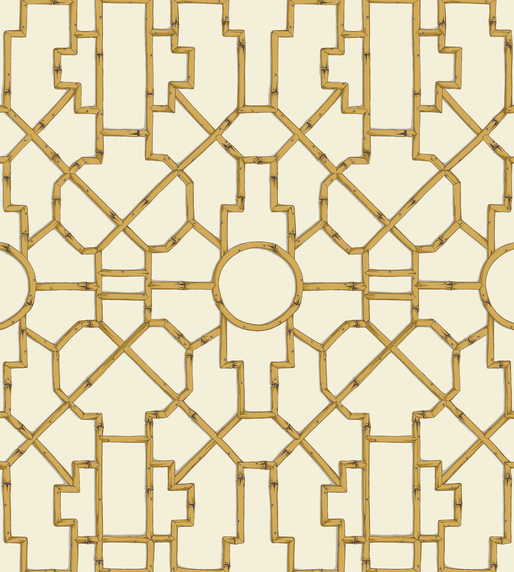 Baldwin Bamboo Wallpaper in Brown