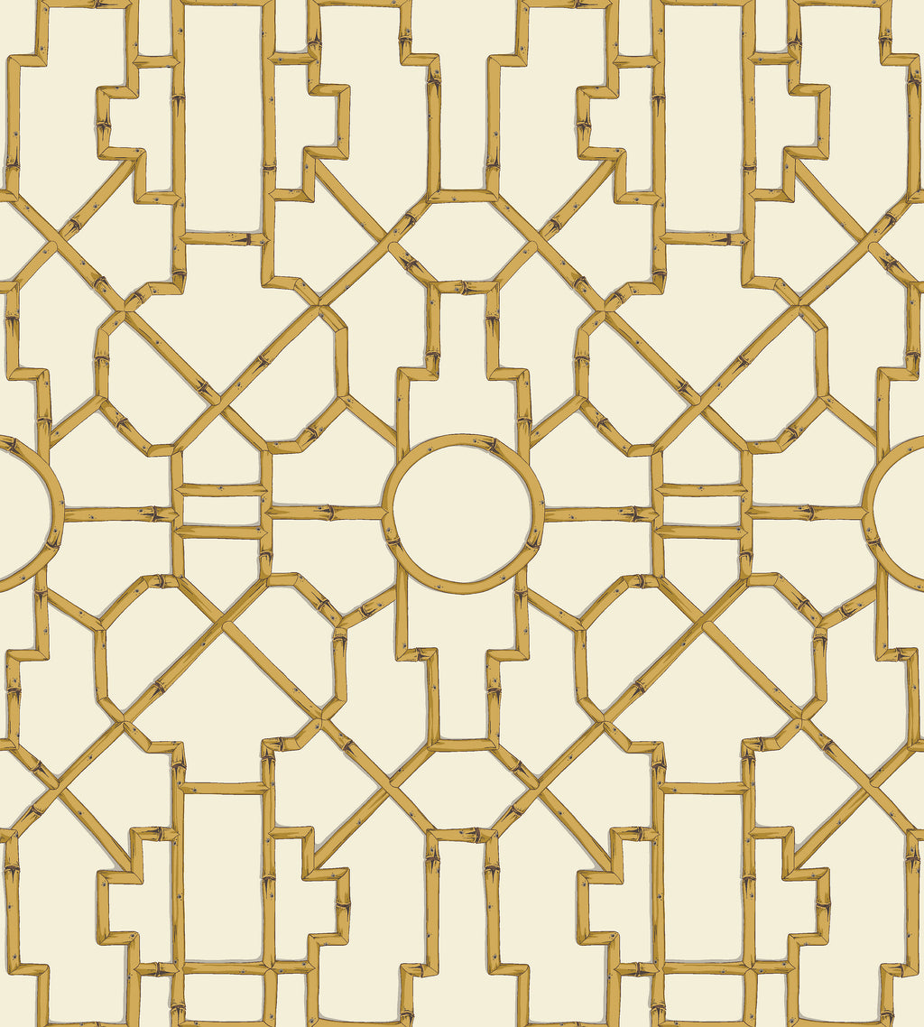 Baldwin Bamboo Wallpaper in Brown