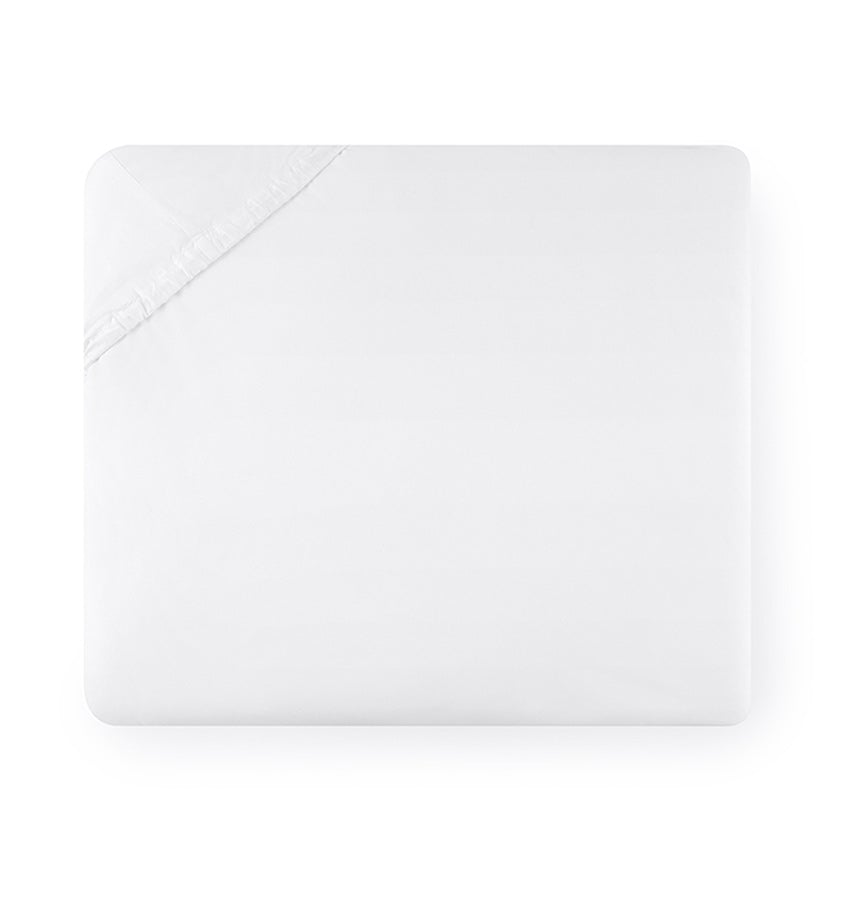 Celeste Fitted Sheet - White/King Bed