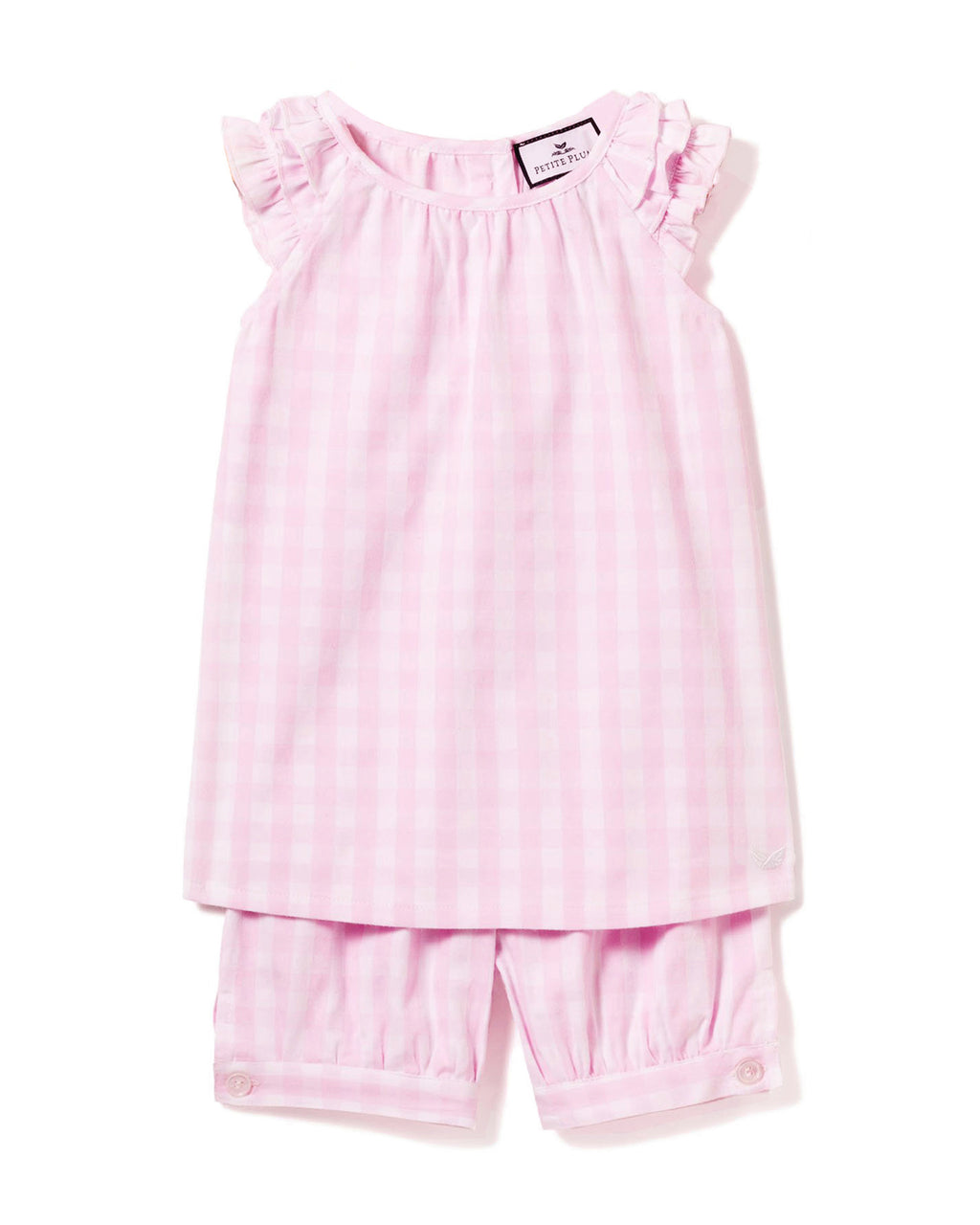 Pink Gingham Amelie Short Set