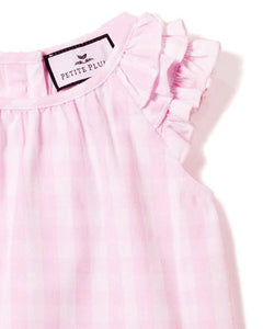 Pink Gingham Amelie Short Set