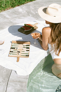 Travel Backgammon Board Tan Neutral