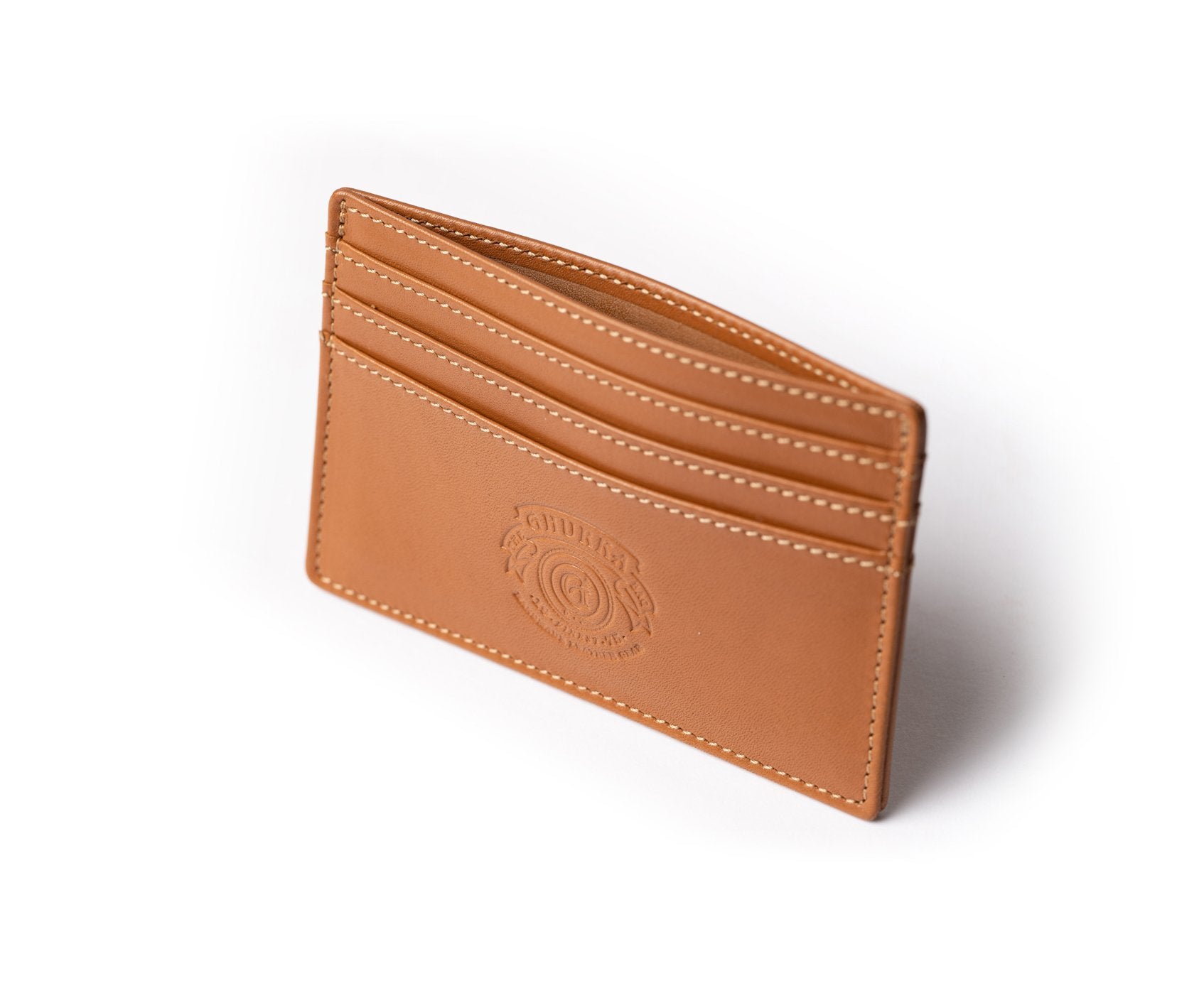 Slim Credit Card Case No. 204 | Chestnut Leather