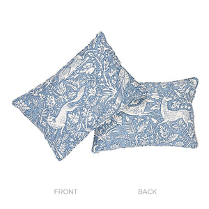 Khan's Park Pillow in Chambray