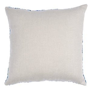 Claremont Crewel 22" Pillow in Delft