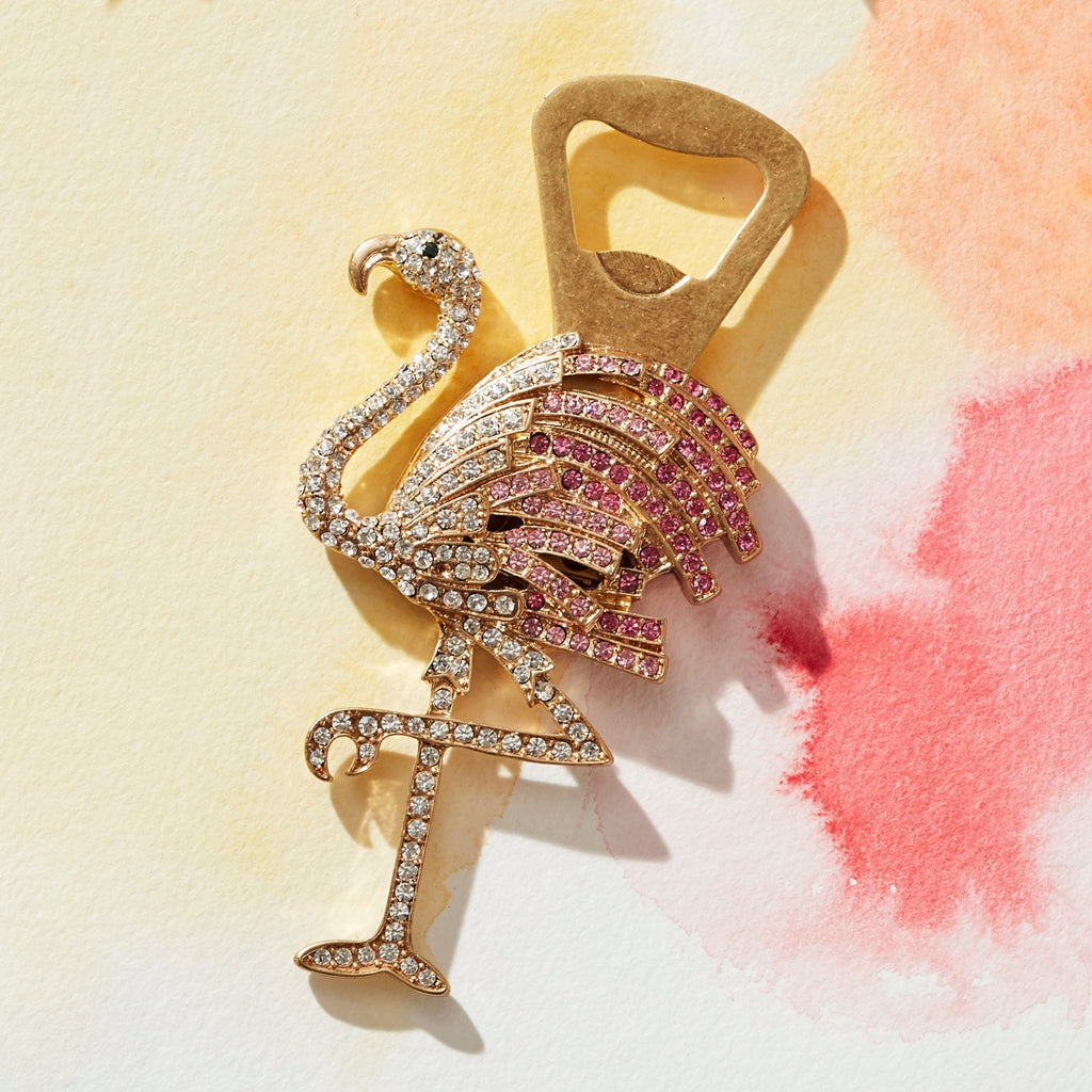 Flamingo Bottle Opener in Pink