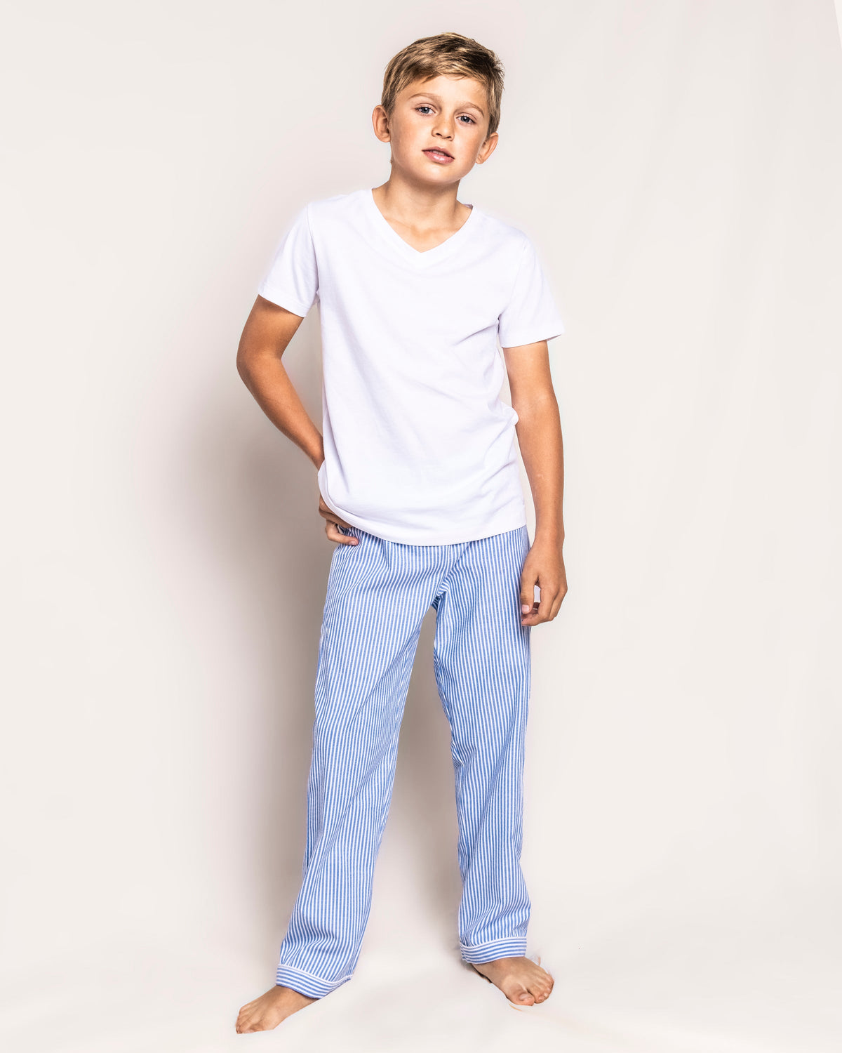 Children's French Blue Seersucker Pajama Pants