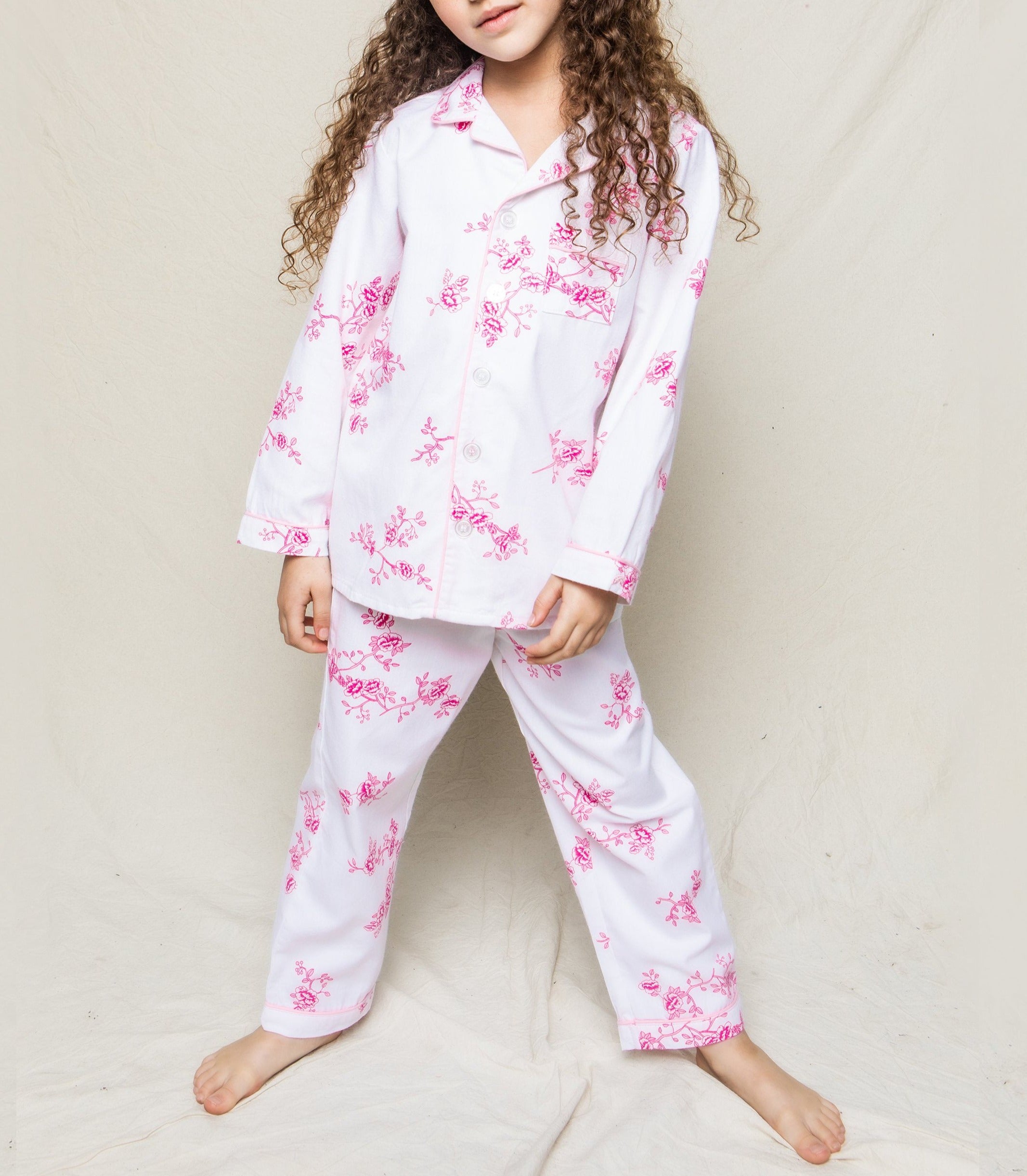 English Rose Floral Pajama Set